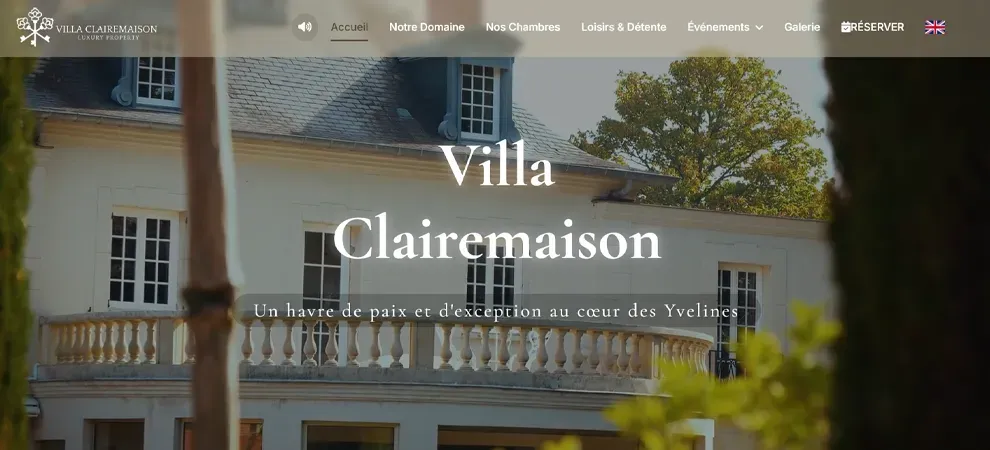 villa clairemaison site web